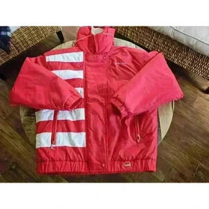 Vintage 90's Forte Women's Ski Jacket Size 10 Stunner Red